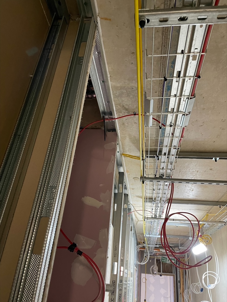 Commercial electrical wiring installation